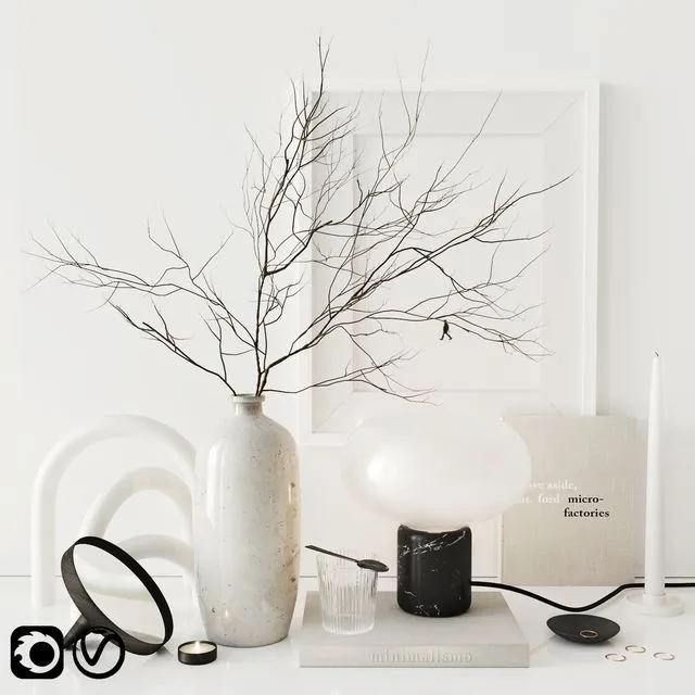 White decorative set Free Download