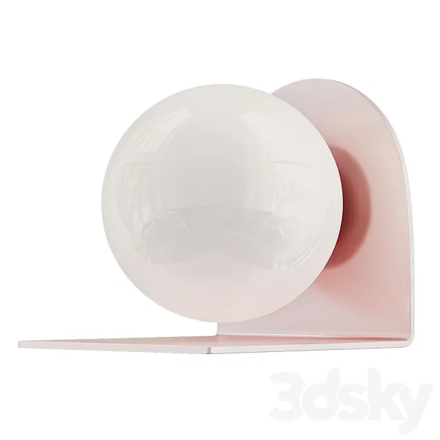White globe 3D Model