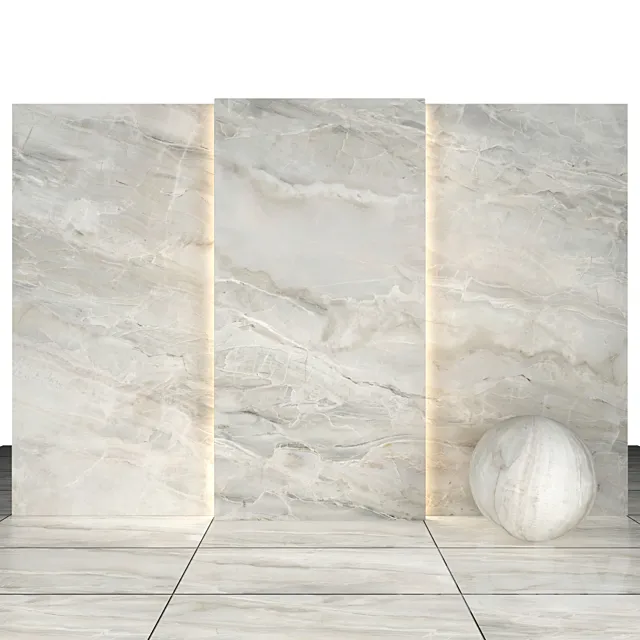 white heaven Marble 3D Model