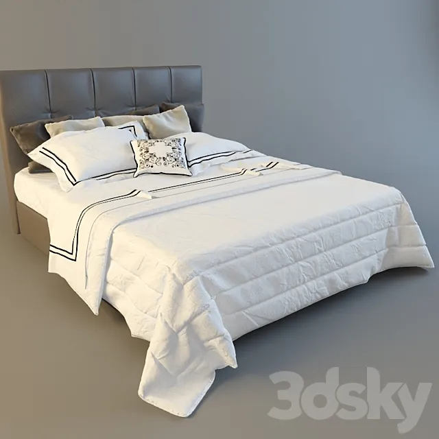white linens 3DModel