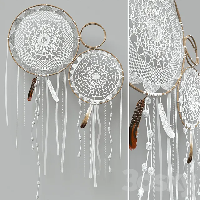 White macrame 3DModel