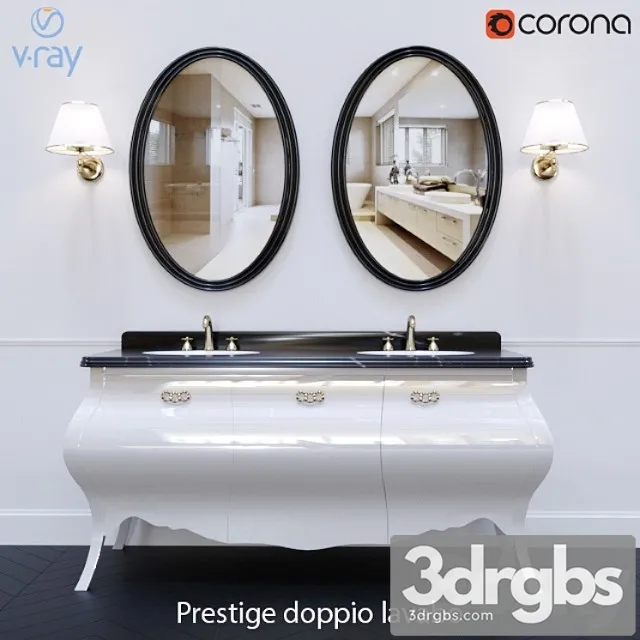 White Painted 3D Model Free