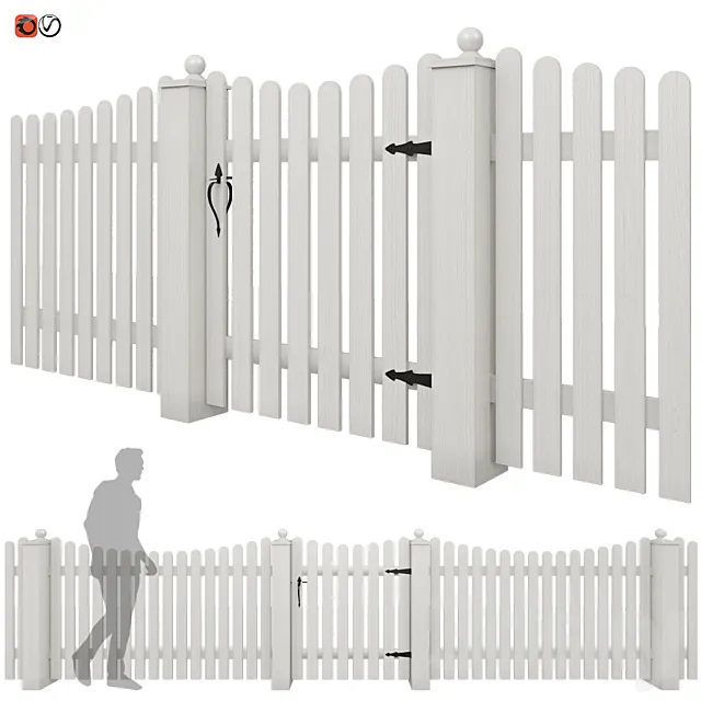 White picket fence_05 Free Download