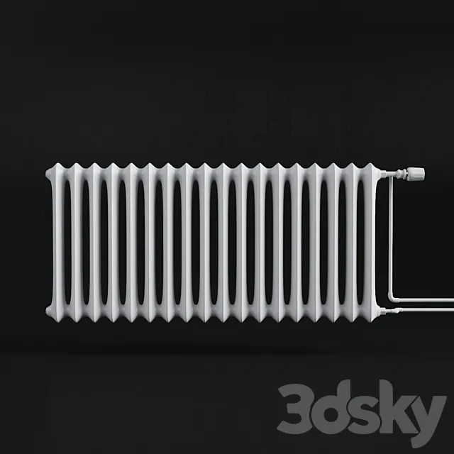 White radiator 3DModel