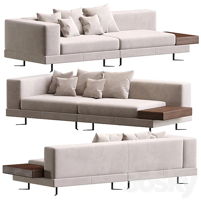 White Saddle-Hide 3D Model