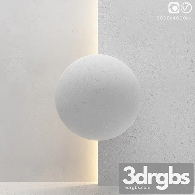 White Stucco Texture 3D Model Free