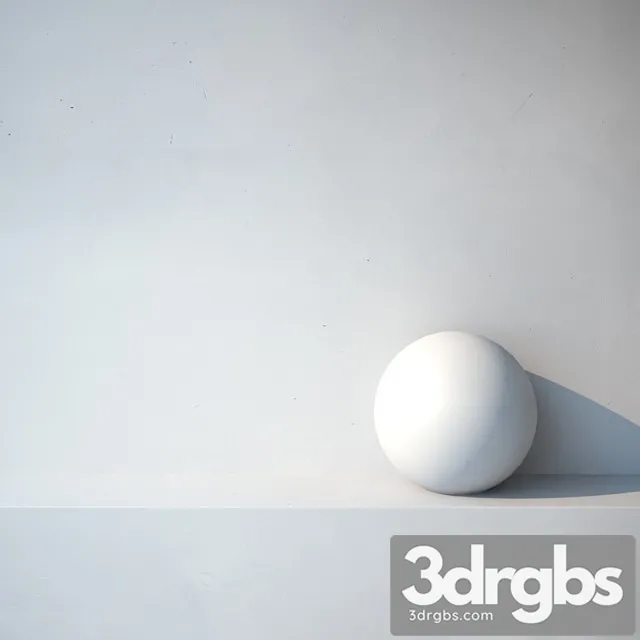 White wall 221 3D Model Free