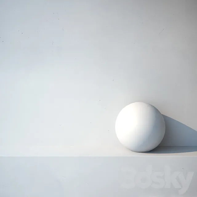 White wall 221 3D Model