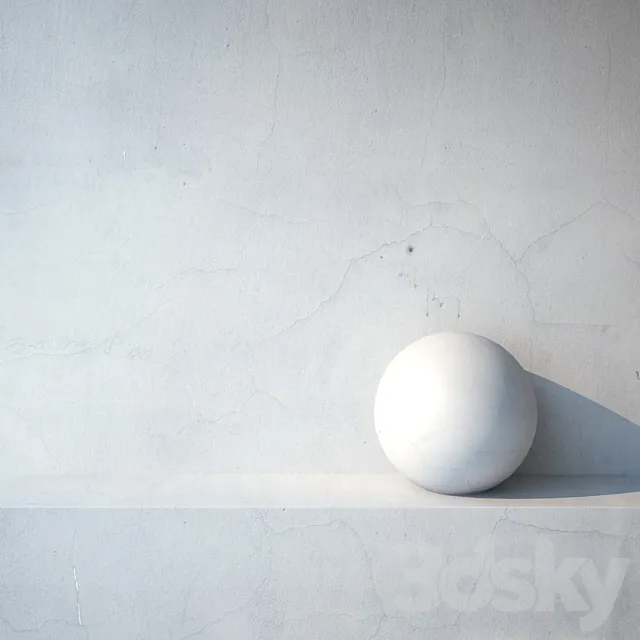 White wall 232 3D Model