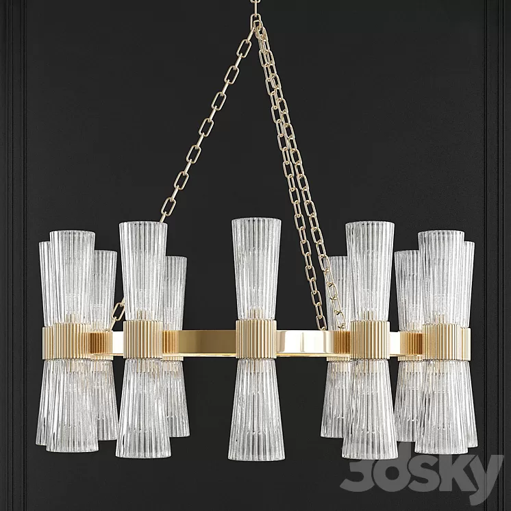 Whittier Arteriors Home LIGHTING 89675 3D Model