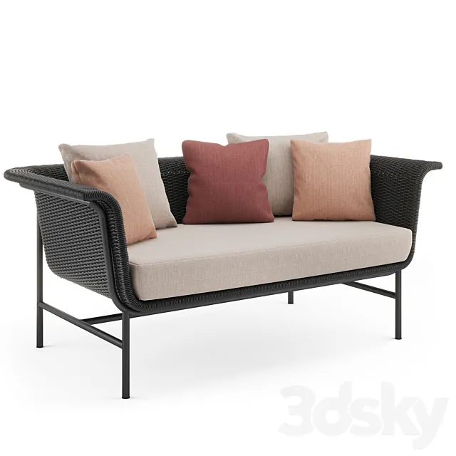 Wicked lounge sofa 2S 3D Model