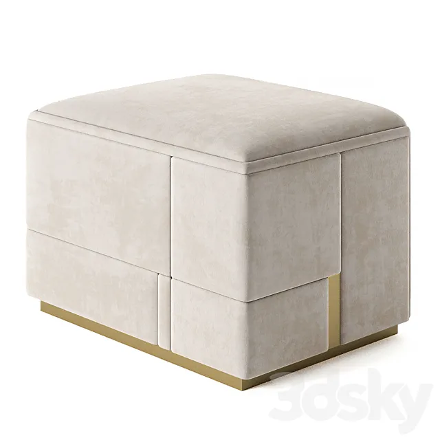 Wicked pouffe 3D Model