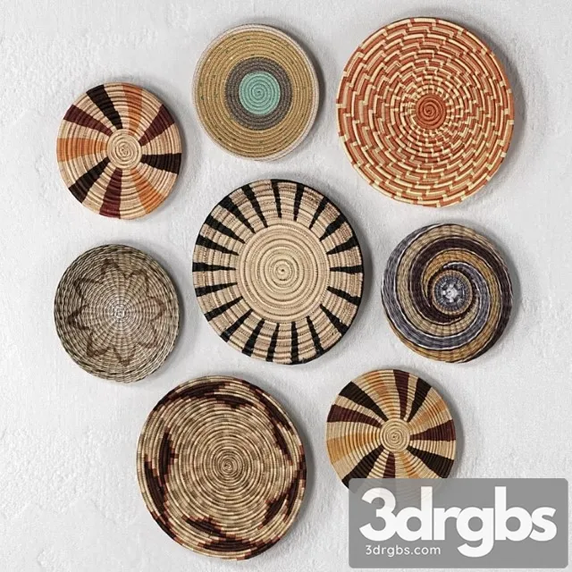 Wicker African Wall Baskets 46 Free Download