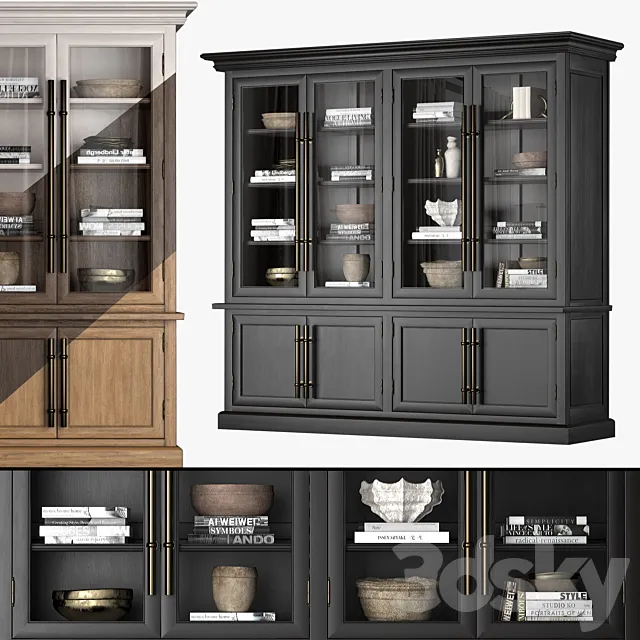 WIDE BUFFET 61460467 BLK 3D Model