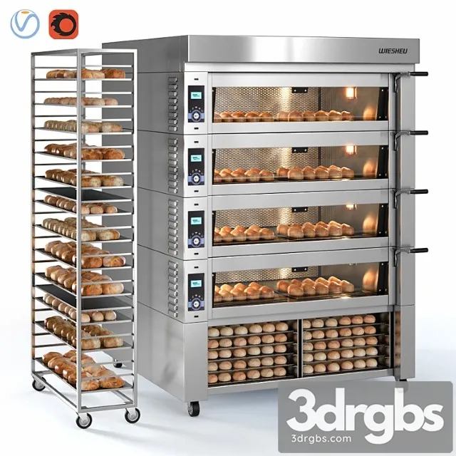 Wiesheu convection oven 3D Model Free