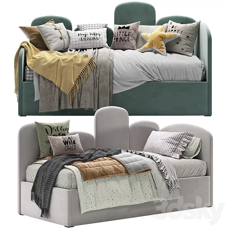 WildBerry Bed 3D Model Free