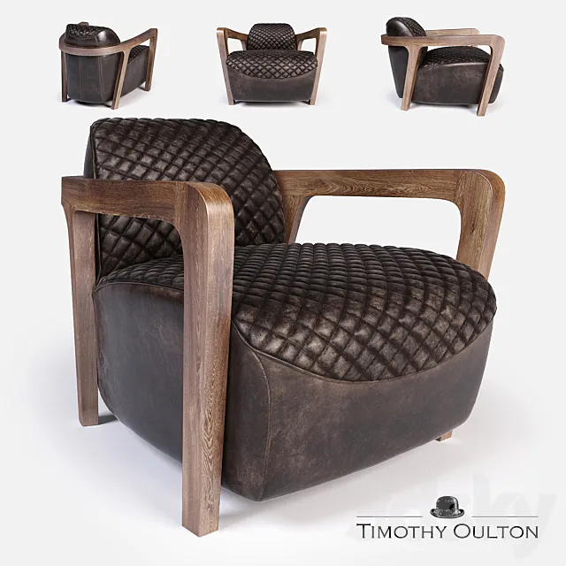 Wildcat Armchair Timothy Oulton 3D Model