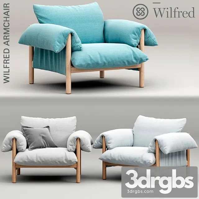 Wilfred armchair 3D Model Free