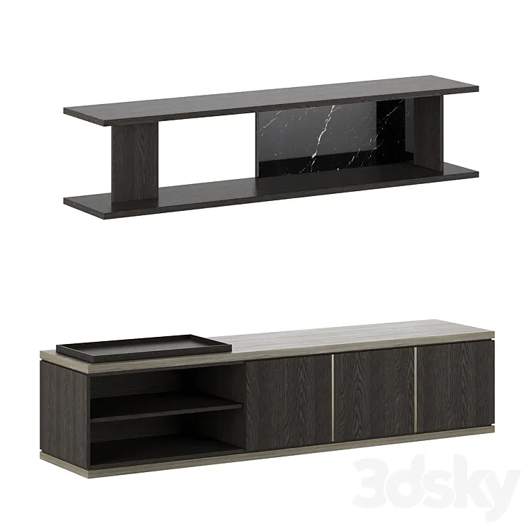 Will & Lora TV Units by Laskasas 3D Model Free