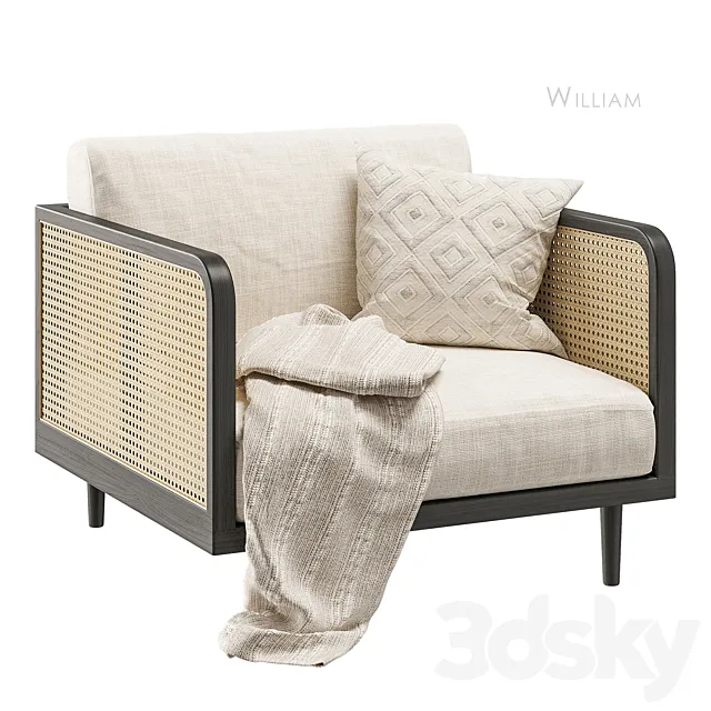 William Cosmo armchair 3D Model
