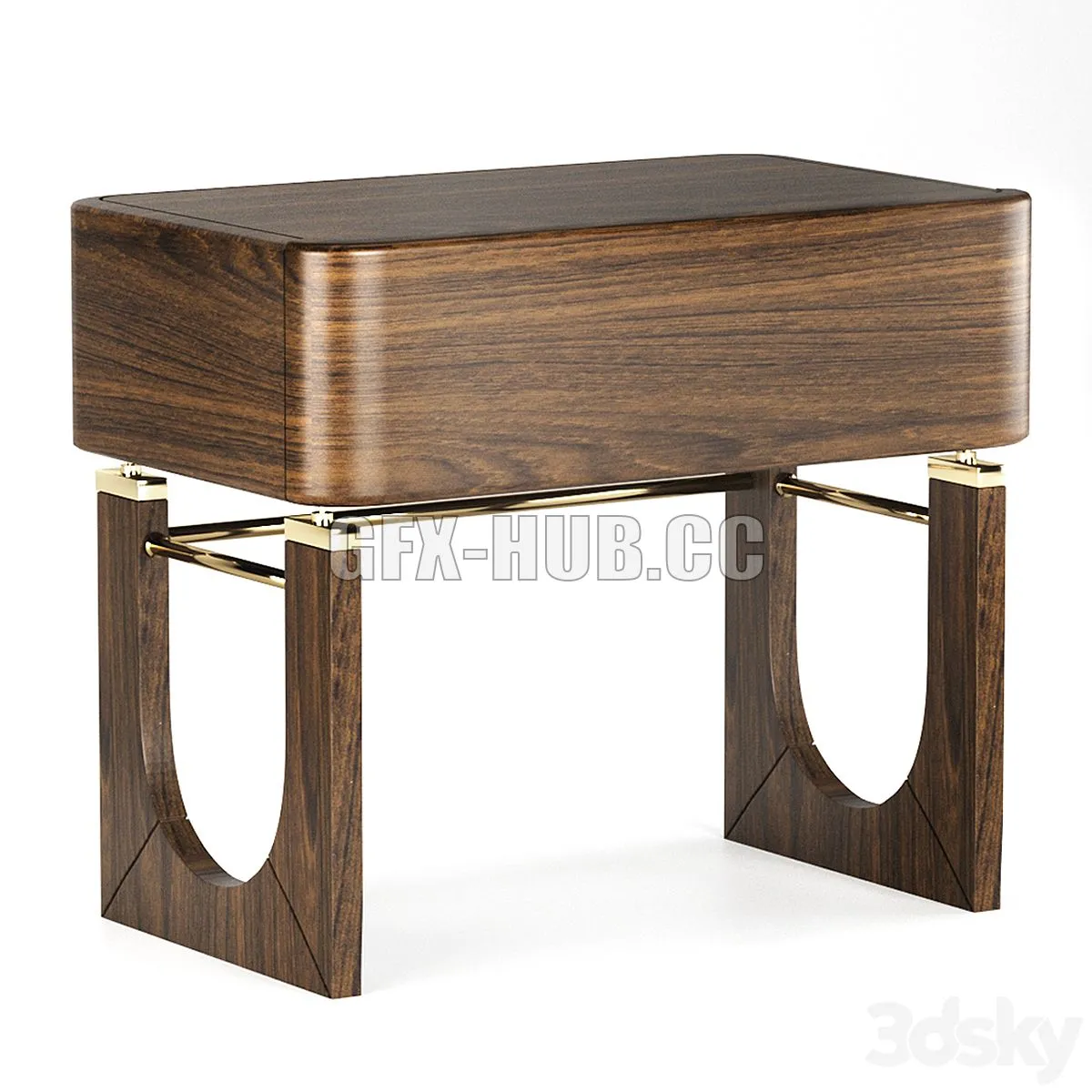 WILLIAMS Nightstand 3D Model