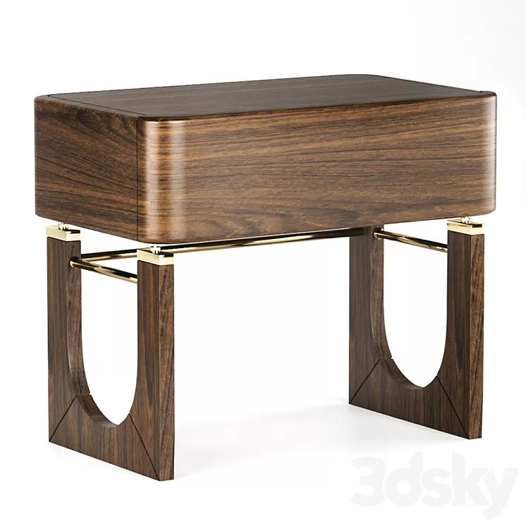 WILLIAMS Nightstand 3D Model Free