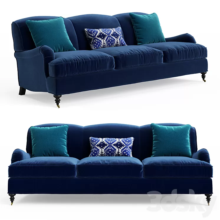 Williams Sonoma Bedford Sofa 87 '' 3D Model