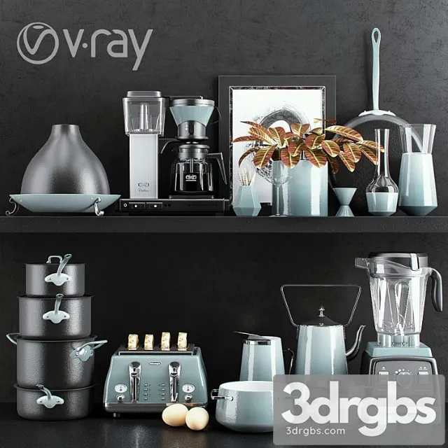 Williams sonoma ocean set 3D Model Free