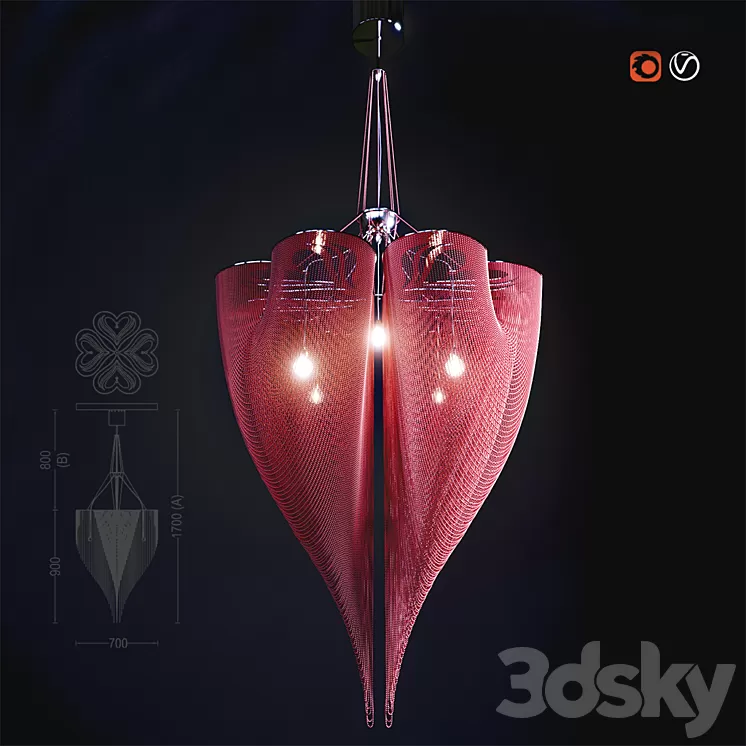 Willowlamp - Biglove Clover -2018 3D Model