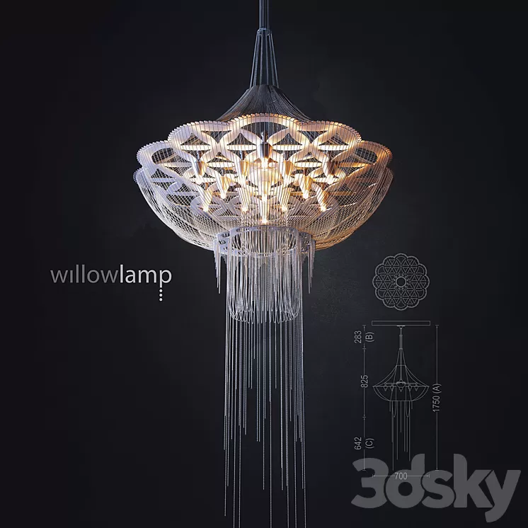 WILLOWLAMP - FLOWER OF LIFE 3D Model