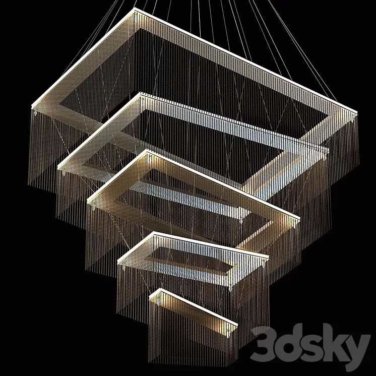 Willowlamp – Geometric storm 3D Model