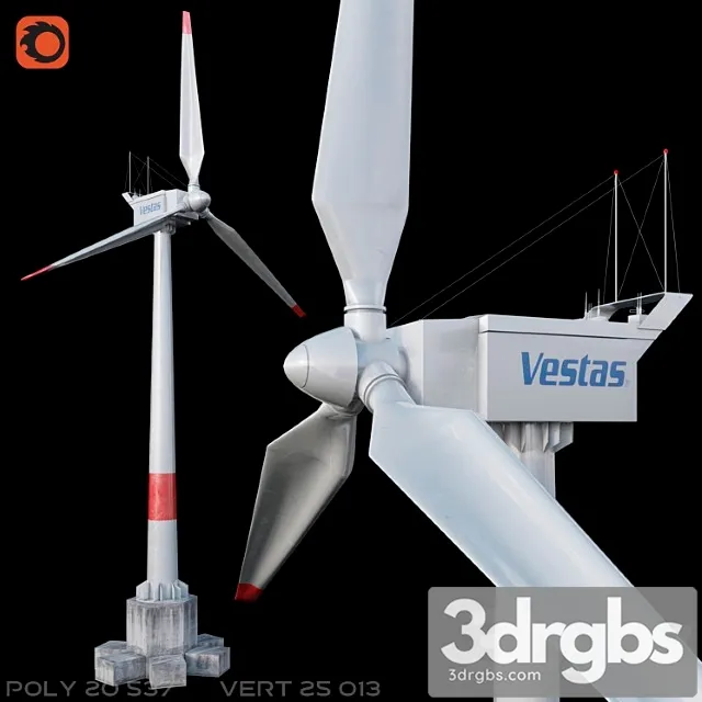 Wind Generator 3D Model Free