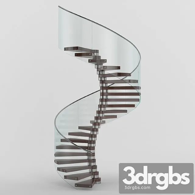 Wind Staircase 1 3D Model Free