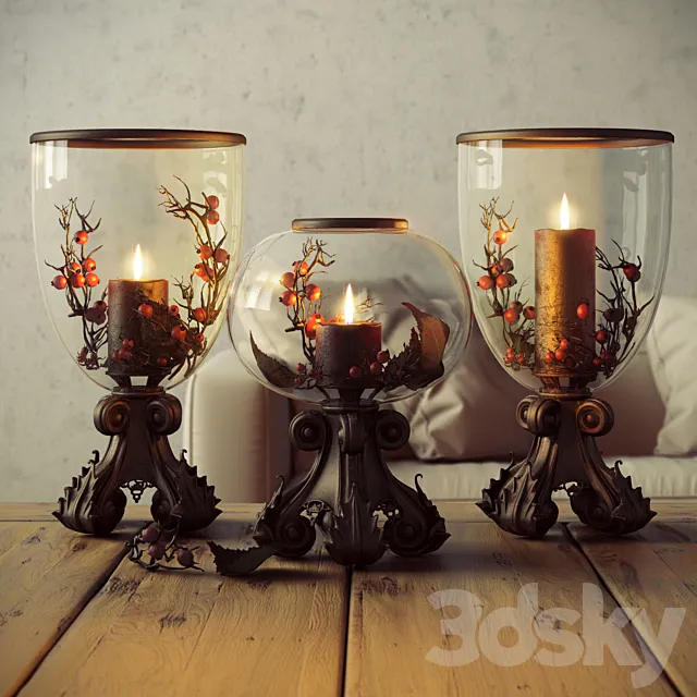 Windlicht Ramatuelle 3D Model