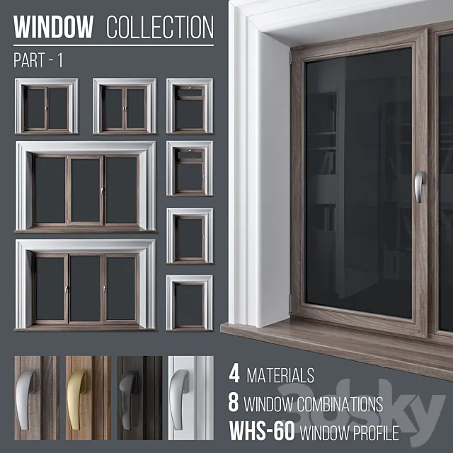 Window Collection Part 1 3DModel