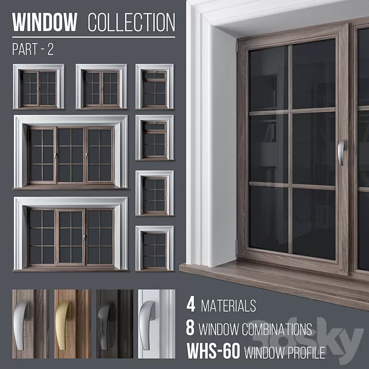 Window Collection Part 2 3D Model
