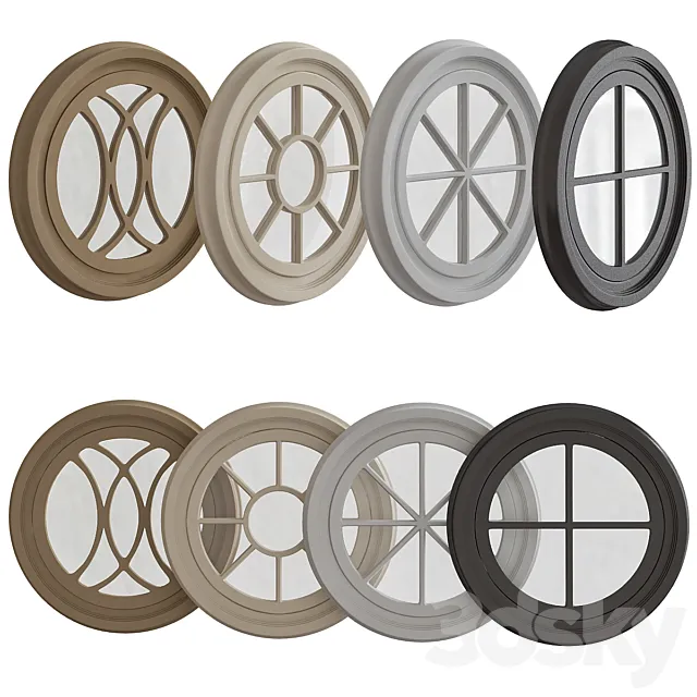 Window CollectionsFull-Round Accent Window 3DModel