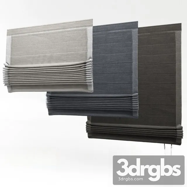 Window Curtain Fabric 3D Model Free