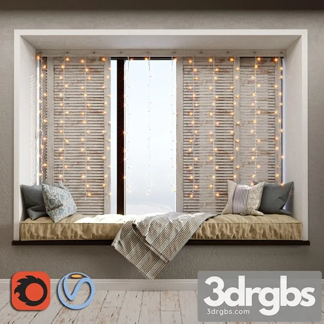 Window decoration 1 3D Model Download
