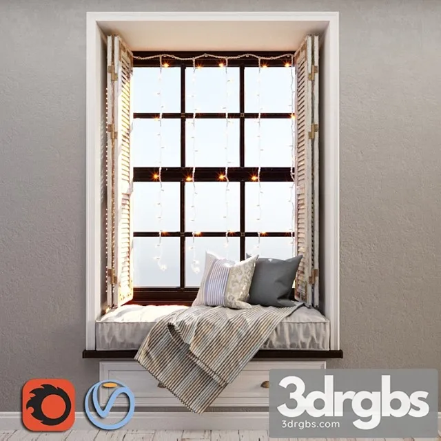 Window decoration 2 3D Model Free