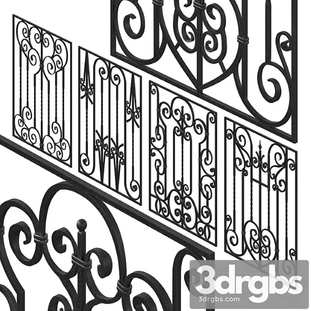 Window grill 3D Model Download