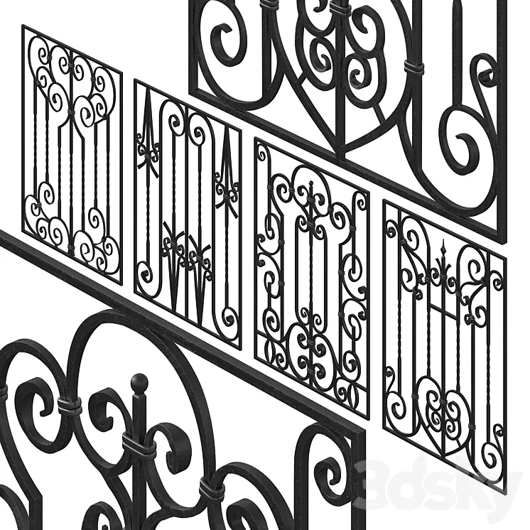 Window grill 3D Model