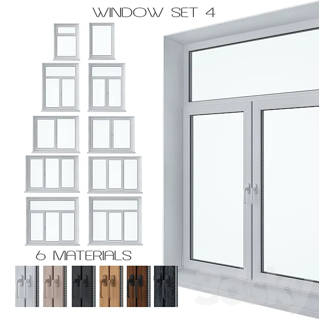 Window Set 4 3D Model