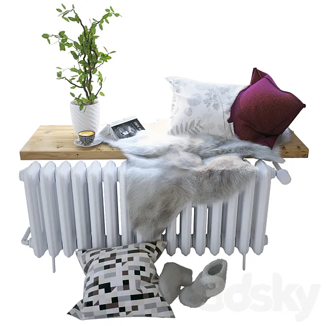 Window sill decor 3D Model
