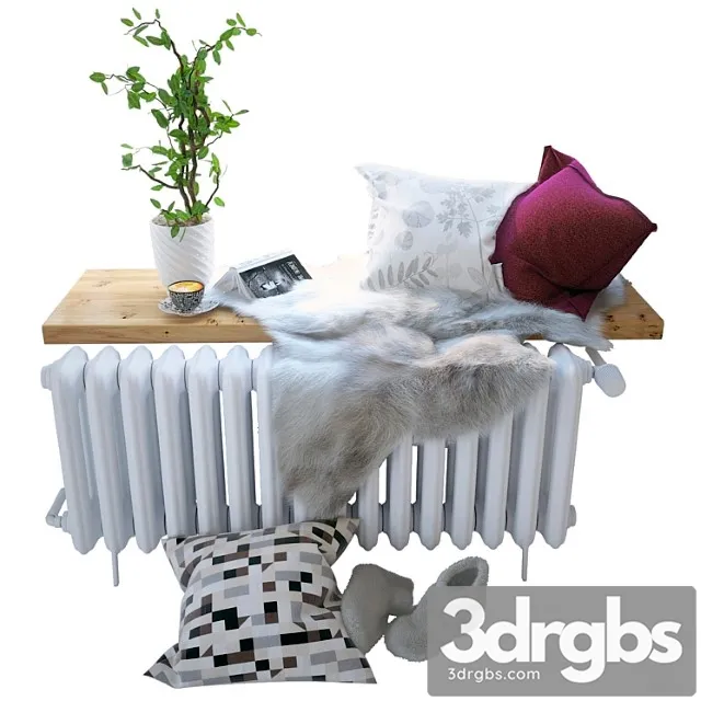 Window Sill Decor 3D Model Free