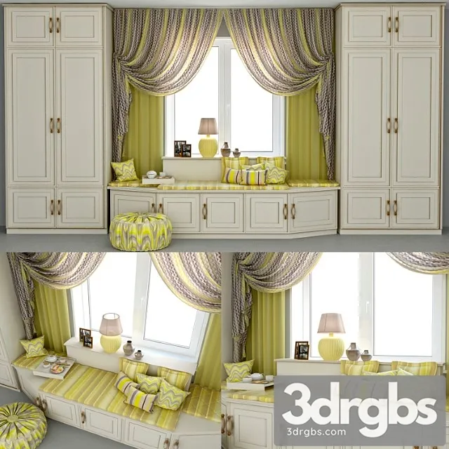 Window zone decoration 2 3D Model Free