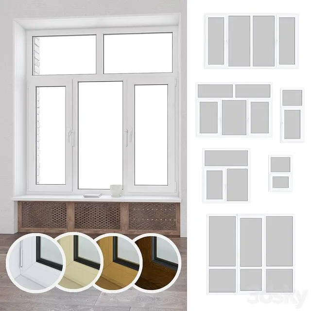 Windows 02 3D Model