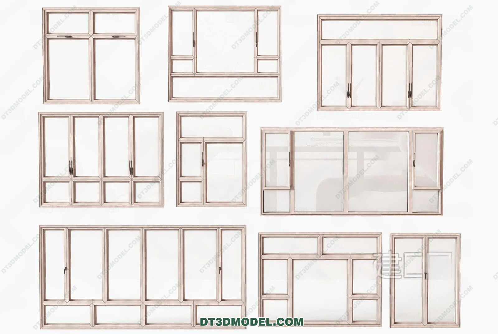 Windows 3D Blocks - 3D Model - 017
