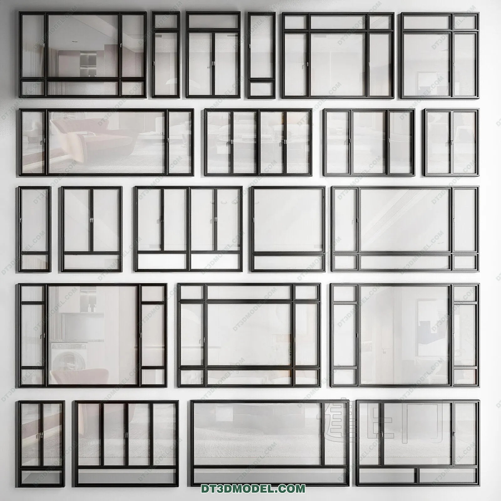 Windows 3D Blocks - 3D Model - 027