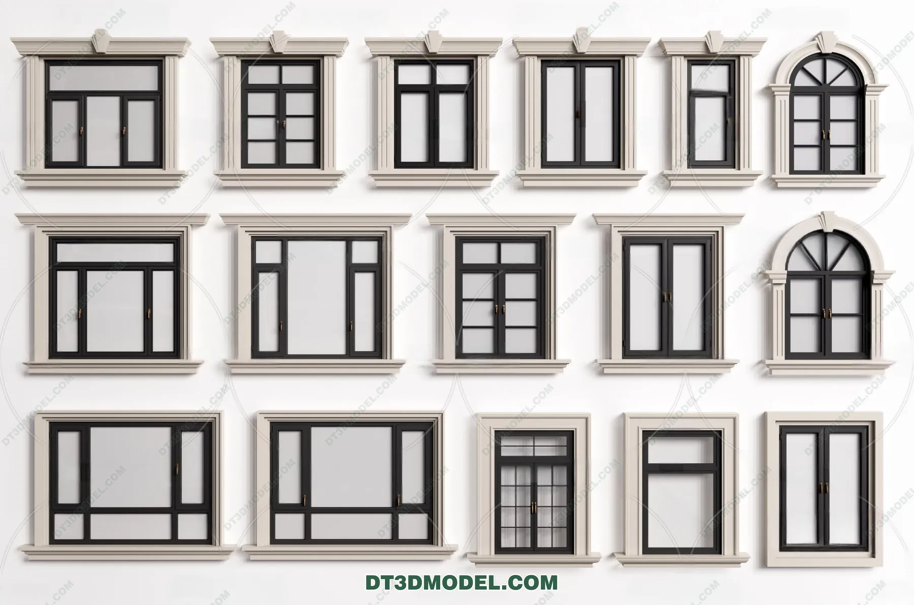 Windows 3D Blocks - 3D Model - 031